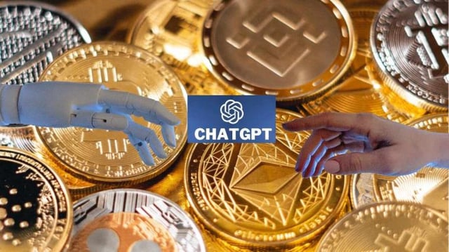 criptomoedas com logo do chatgpt