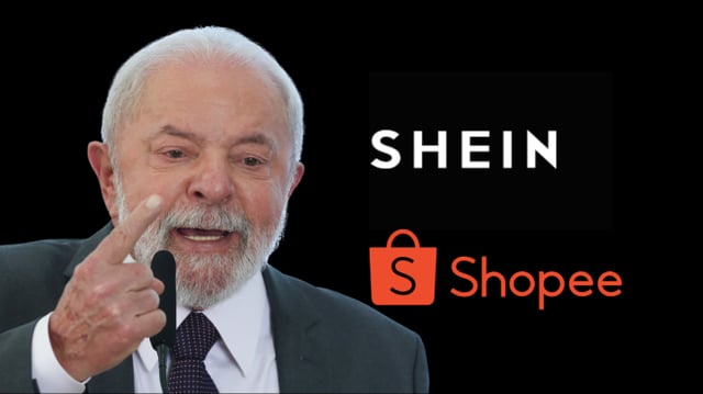 Lula taxando Shein e Shopee