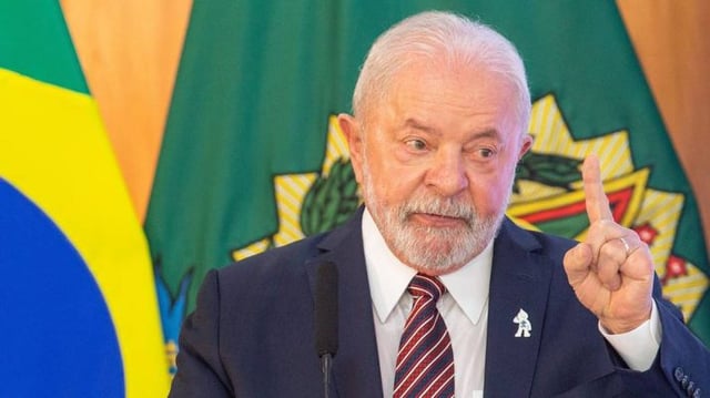 O presidente Luiz Inácio Lula da Silva apoia o fim da hegemonia do dólar