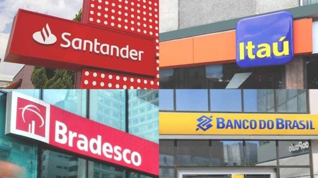 Bancos Santander, Itaú, Bradesco e Banco do Brasil