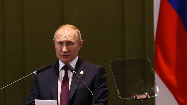 O presidente da Russia, Vladimir Putin