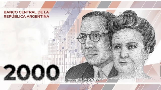 Nota de dois mil pesos argentinos, a maior nota da Argentina