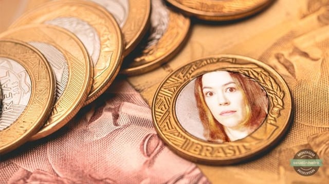 A Dinheirista - moeda de 1 real