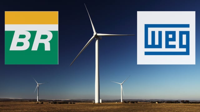 Petrobras e Weg fazem parceria no ramo de energia eólica.