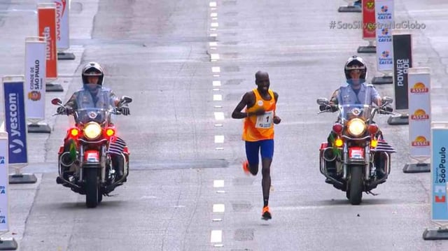 Queniano vence prova da maratona de São Silvestre