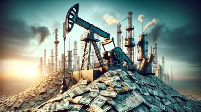 Barril de petróleo sobre dólares Irã Israel guerra
