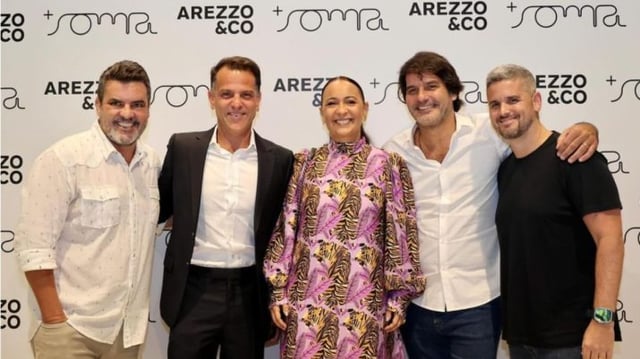 Os CEOs da Arezzo (ARZZ3), Alexandre Birman, e Soma (SOMA3), Roberto Jatahy