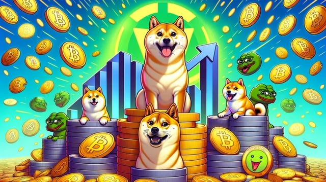 Sogecoin (DOGE), Shiba Inu (SHIB) e Pepe (PEPE) são exemplos de Memecoins, criptomoedas nascidas de memes da internet