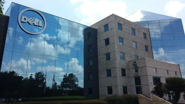Sede da fabricante de computadores Dell em Round Rock, Texas, EUA