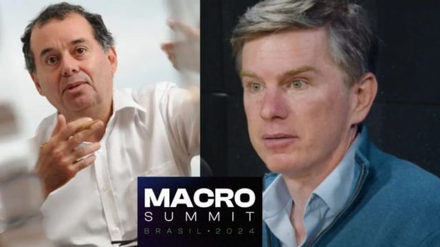 Luis Stuhlberger e Daniel Goldberg no Macro Summit Brasil 2024