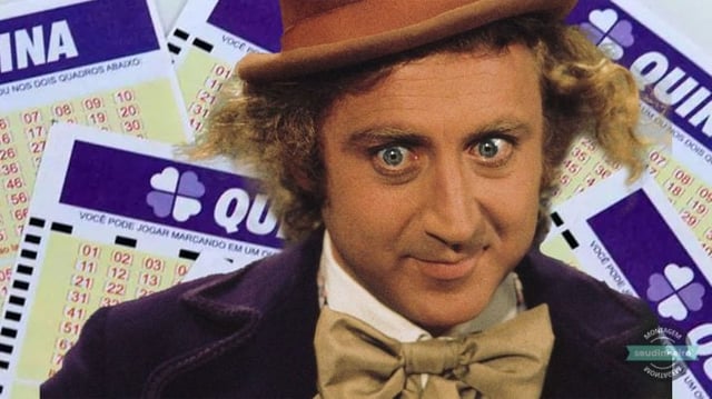 Willy Wonka loteria quina