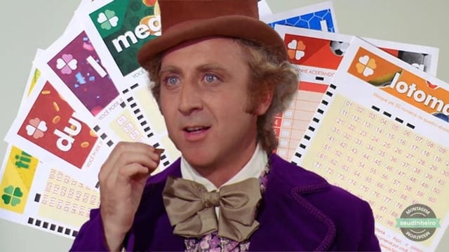 Willy Wonka loteria quina mega lotofacil
