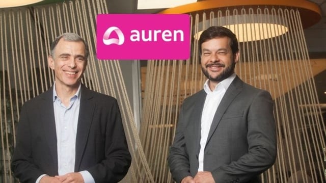 Mario Bertoncini, Vice-presidente financeiro e de relações com investidores da Auren Energia, e Bras Justi, CEO da Esfera Energia