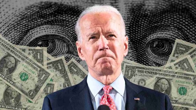 Joe Biden, presidente dos Estados Unidos, e o dólar