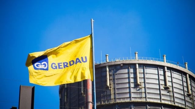 Fachada de usina da Gerdau (GGBR4).