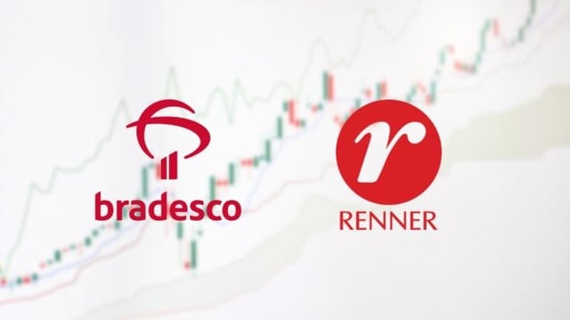 bradesco bbdc4 bbdc3 renner lren3 dividendos jcp