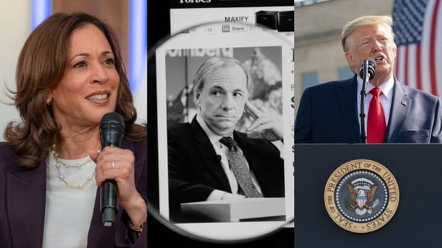 ray dalio kamala harris donald trump eleições eua