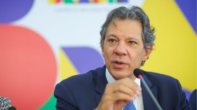 O ministro da Fazenda, Fernando Haddad.