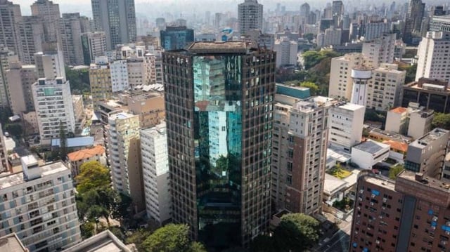 Edifício Delta Plaza, localizado no bairro Bela Vista, em São Paulo.