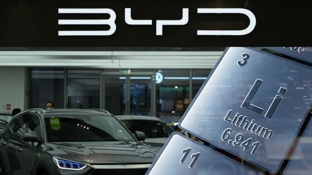 byd montadora chinesa de carros elétricos lítio petróleo branco