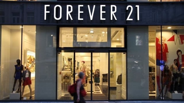 SÓ USO EDITORIAL forever 21 moda varejo fast fashion eua estados unidos