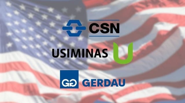 gerdau ggbr4 usiminas usim5 csn csna3 ações ação siderúrgica tarifas trump