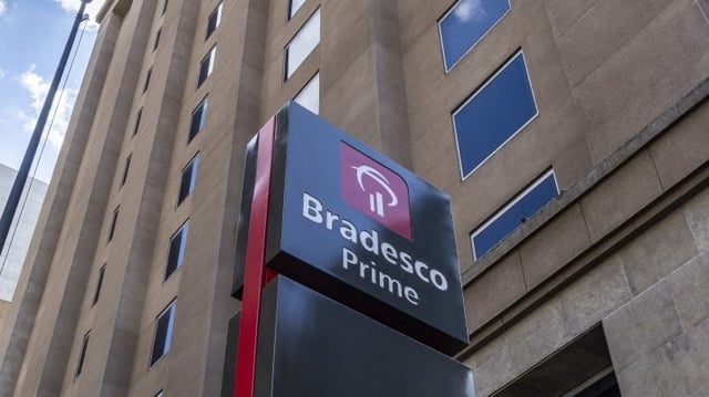 Fachada do banco Bradesco Prime na Avenida Paulista