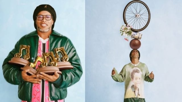 ronaldinho gaúcho futebol jogador nude project moda coleção streetwear