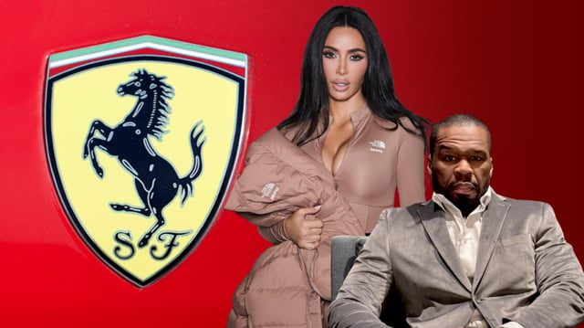 Kim Kardashian e 50 Cent estão entre os nomes que possivelmente receberam restrições no crivo rígido da casa de Maranello