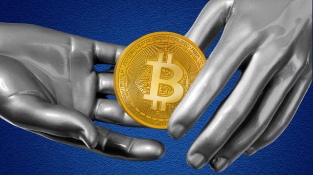 robô bitcoin btc cripto criptomoeda