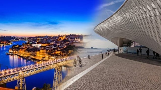 Ponte Dom Luis I e o MAAT: tradição e modernidade tão o tom em Porto e Lisboa