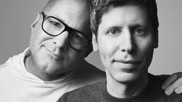 Sam Altman and Jony Ive