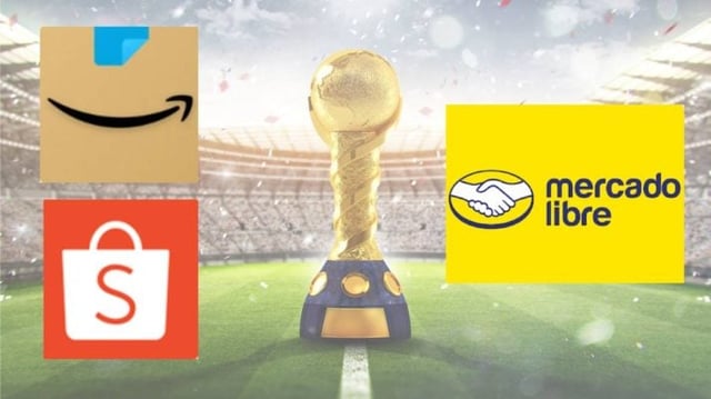 e-commerce Amazon Shopee Mercado Livre