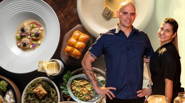 Fabrício Lemos, Lisiane Arouca e o menu Recôncavo do Origem