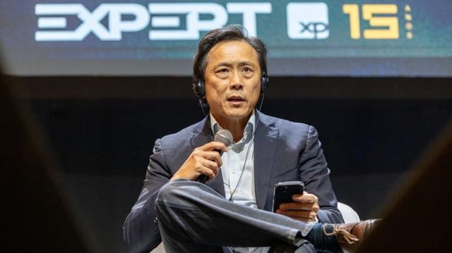 Fábio Okumura, gestor do ASA Investimentos, durante participação no Expert 2025