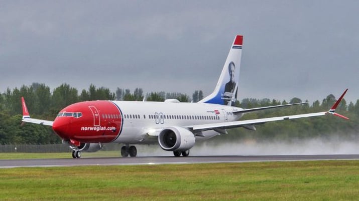 Avião da Norwegian Air