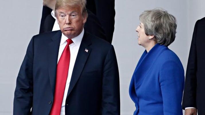 Donald Trump e Theresa May