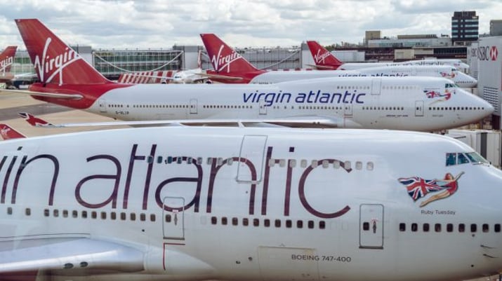 Avião da Virgin Atlantic