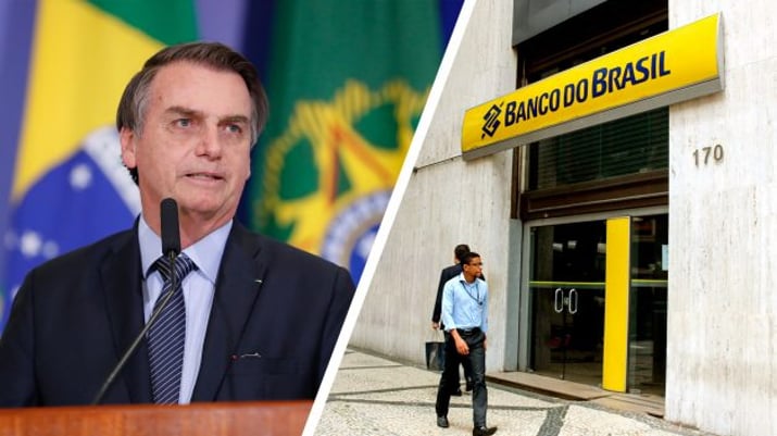 Montagem do Bolsonaro e Banco do Brasil