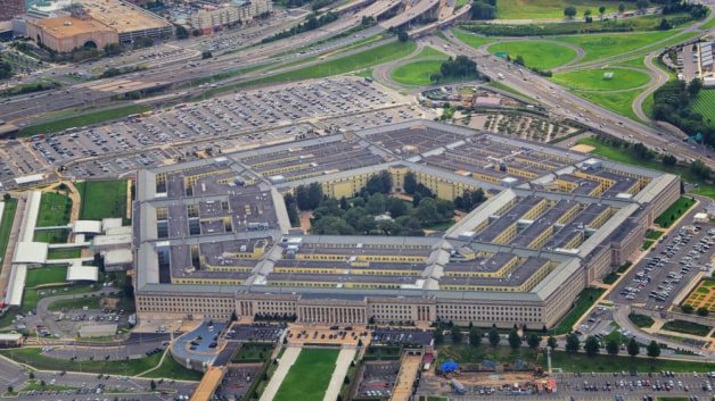 Vista aérea do Pentágono