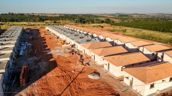 Obras de imóveis do projeto Minha Casa Minha Vida no estado de São Paulo Casa Verde e Amarela casa própria