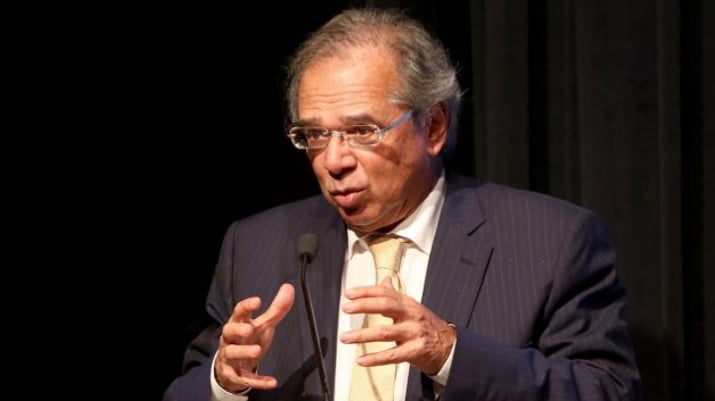 O ministro da Economia, Paulo Guedes, faz palestra de encerramento do Seminário de Abertura do Legislativo de 2020