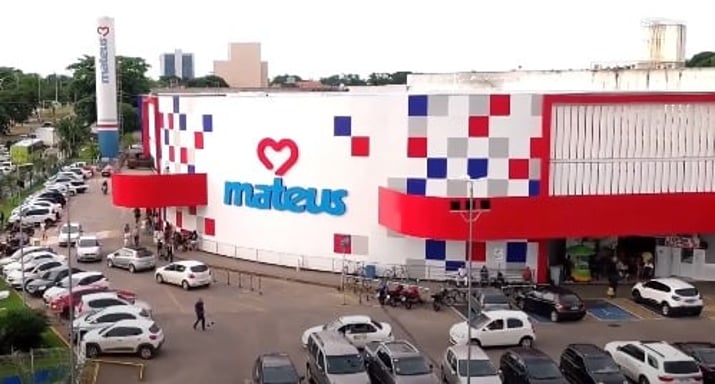 fachada de supermercado da rede grupo mateus fundo imobiliário