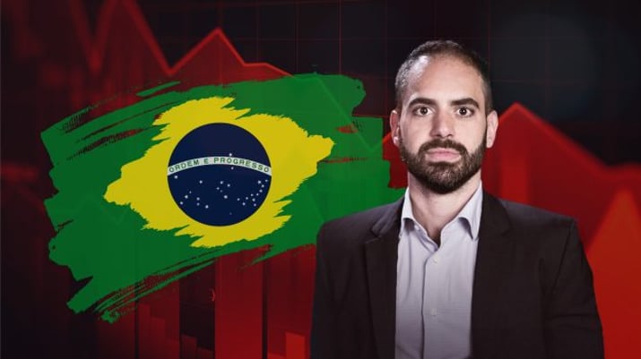 Felipe Miranda Bandeira Brasil Gráfico Baixa
