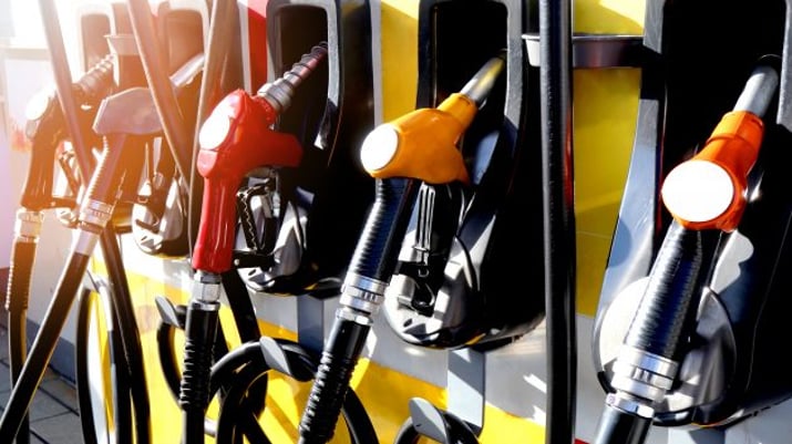 Red,And,Yellow,Colorful,Fuel,,Gasoline,Dispenser