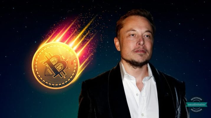 Elon Musk Bitcoin Caindo Cometa