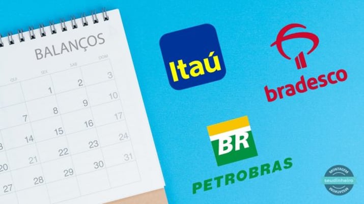 Logos de Itaú, Bradesco e Petrobras