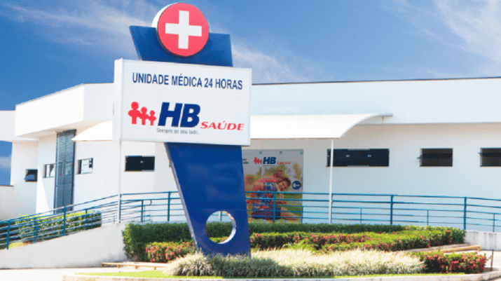 Fachada da unidade de pronto-atendimento da HB Saúde em Olímpia, no interior de São Paulo. A empresa está sendo disputada por Hapvida (HAPV3) e SulAmérica (SULA11)