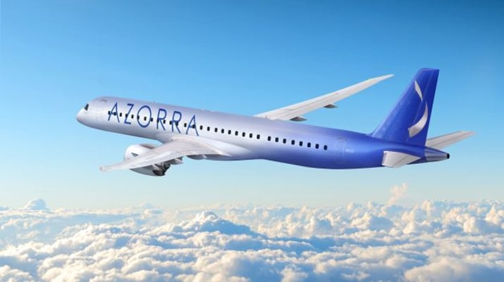 Embraer aeronave E2 da Azorra - Divulgação