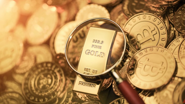 Bitcoin (BTC) perde para a valorização do ouro hoje